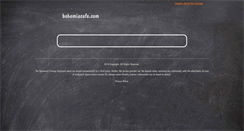 Desktop Screenshot of bohemiacafe.com